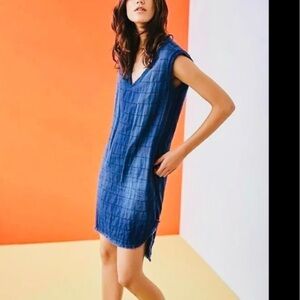 Cloth & Stone Navy Shift Dress Size Medium